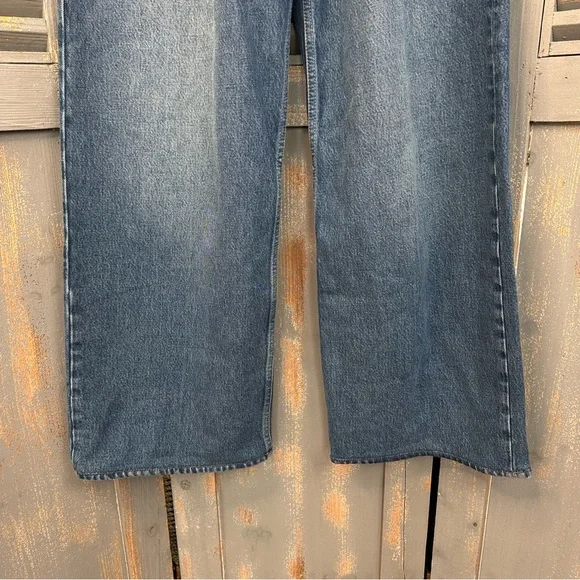 Reformation Dree Belted Baggy Wide Leg Jeans Sz 27 - Picture 9 of 15